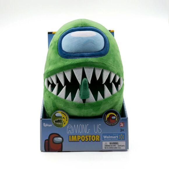 Among Us Plush 10" Green Impostor Bendable Tongue Official Licensed New in Box - Picture 1 of 3